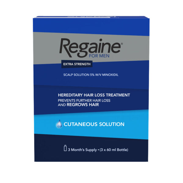 Regaine extra strength 5% minoxidil for men