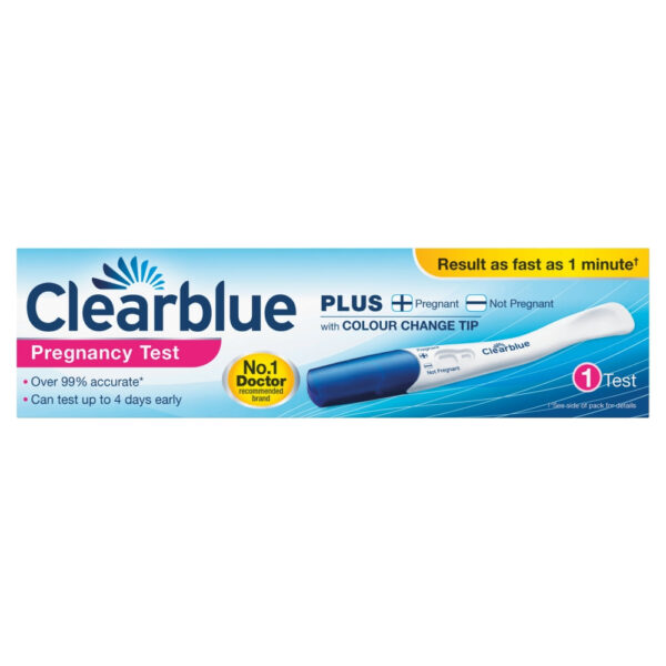 Clearblue plus pregnancy test with colour change tip (1 unit) - Image 11