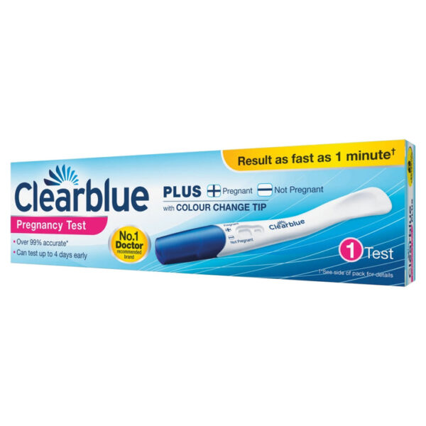 Clearblue plus pregnancy test with colour change tip (1 unit) - Image 10