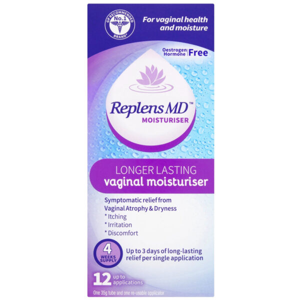 Replens MD longer lasting vaginal moisturiser (35g)