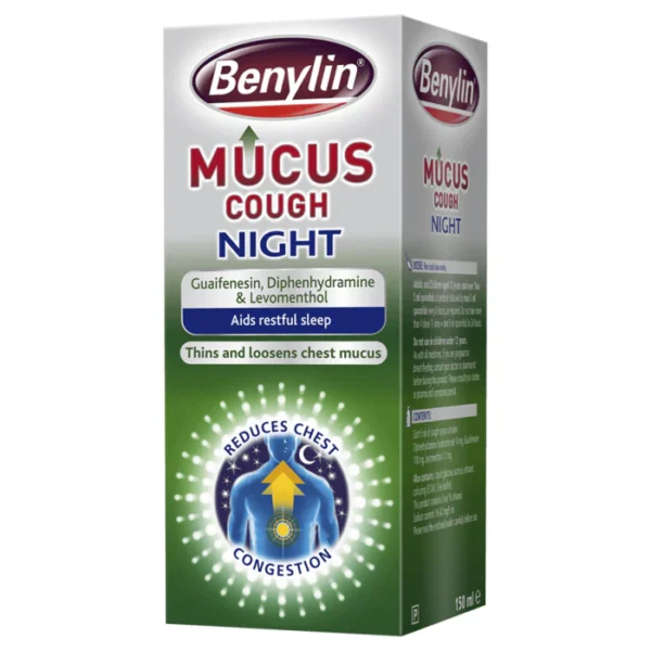 Benylin mucus cough night syrup - Image 2