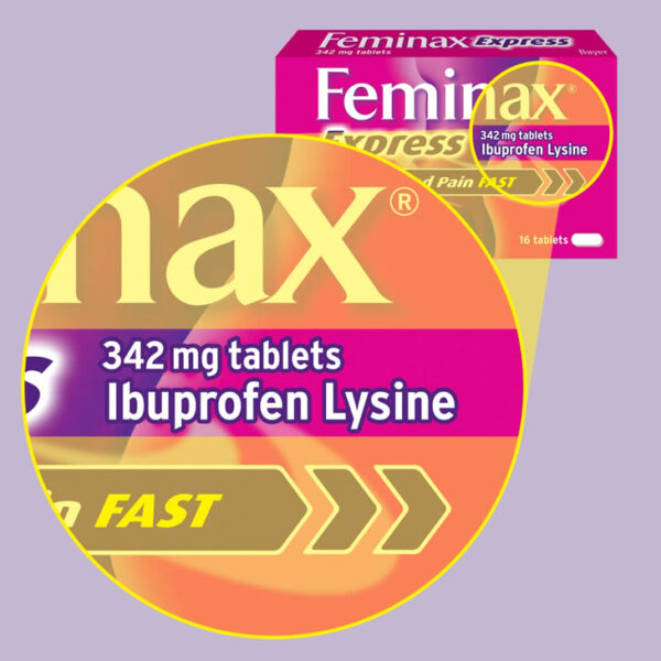 Feminax express 342mg tablets (16 tablets) - Image 2