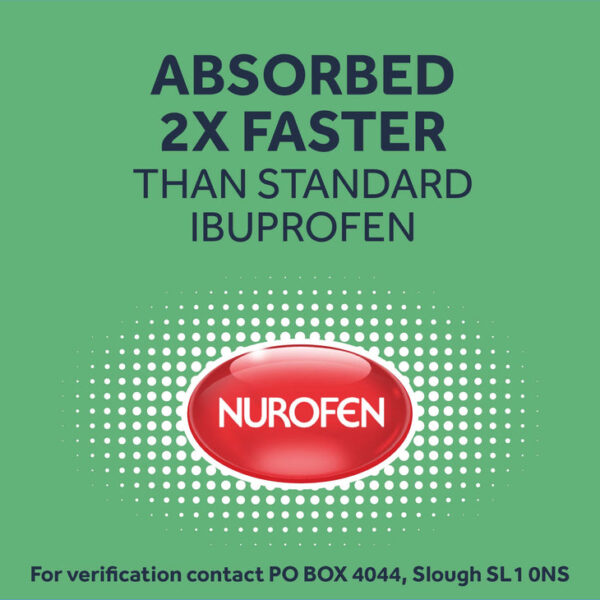 Nurofen express 200mg liquid capsules (16 Capsules) - Image 5