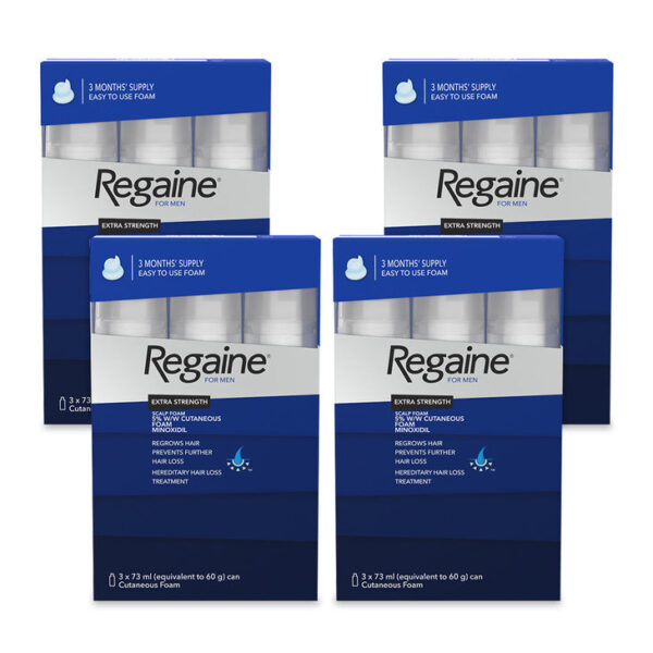 Regaine foam for men extra strength 5% w/w minoxodil - Image 3