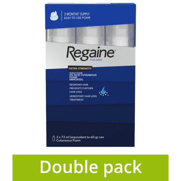 Regaine foam for men extra strength 5% w/w minoxodil - Image 7