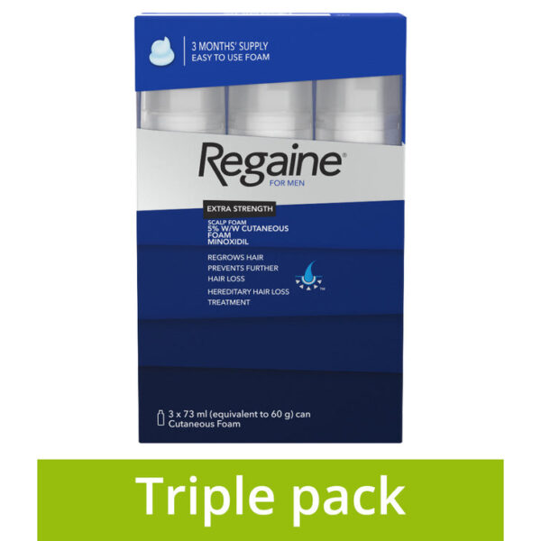 Regaine foam for men extra strength 5% w/w minoxodil - Image 6