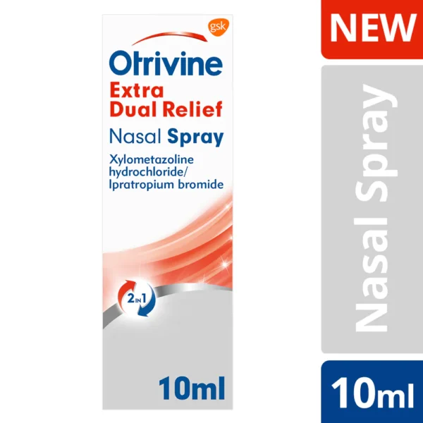 Otrivine extra dual relief nasal spray