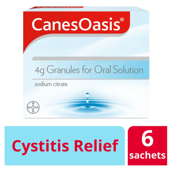 CanesOasis cranberry flavour cystitis relief (6 sachets)