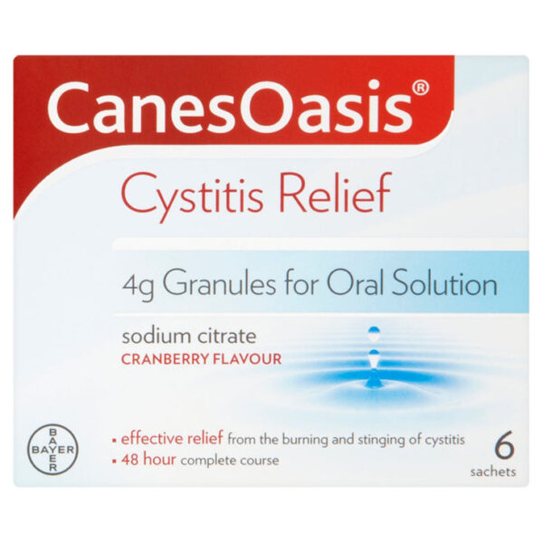 CanesOasis cranberry flavour cystitis relief (6 sachets) - Image 2