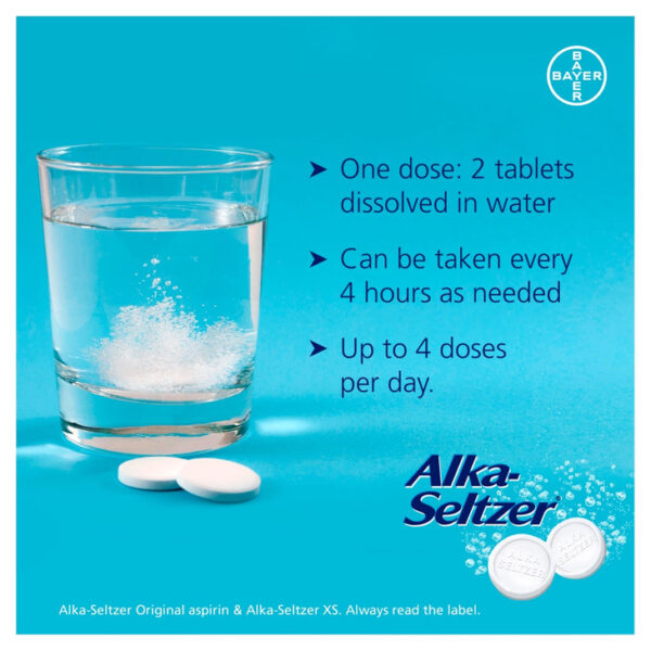 Alka-Seltzer original tablets (20 tablets) - Image 6