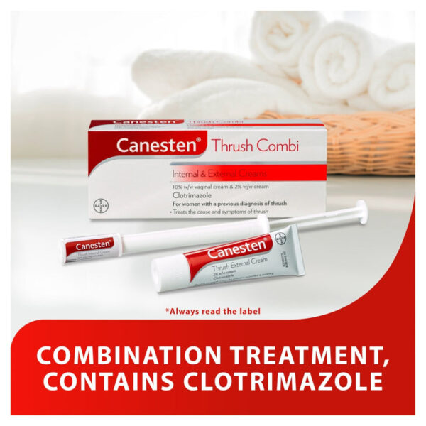 Canestenthrush combi internal & external cream (2 pack) - Image 5