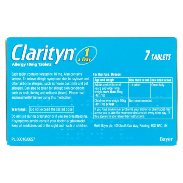 Clarityn allergy 10mg tablets - Image 6