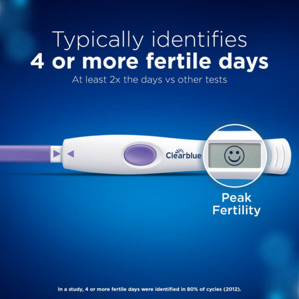 Clearblue digital ovulation test with dual hormone indicator tests (10 tests) - Image 14