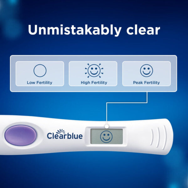 Clearblue digital ovulation test with dual hormone indicator tests (10 tests) - Image 11