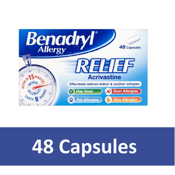 BENADRYL allergy relief capsules - Image 2