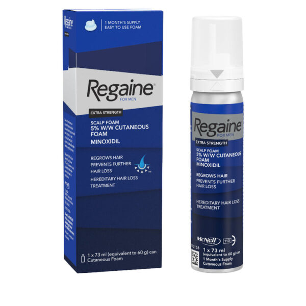 Regaine for men extra strength foam 5% (73ml) - Image 2