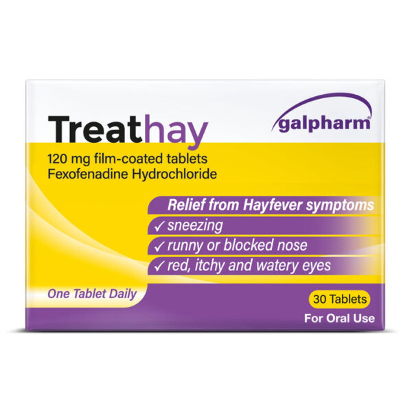 TreatHay 120mg fexofenadine hydrochloride allergy tablets - Image 5