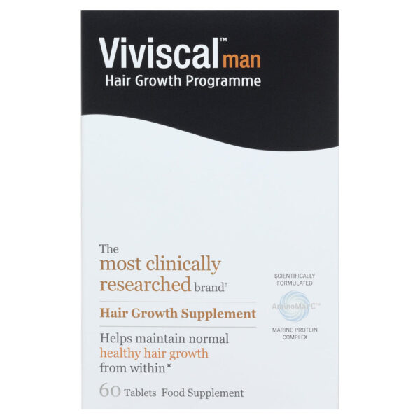 Viviscal man max strength hair supplements (60 supplements)